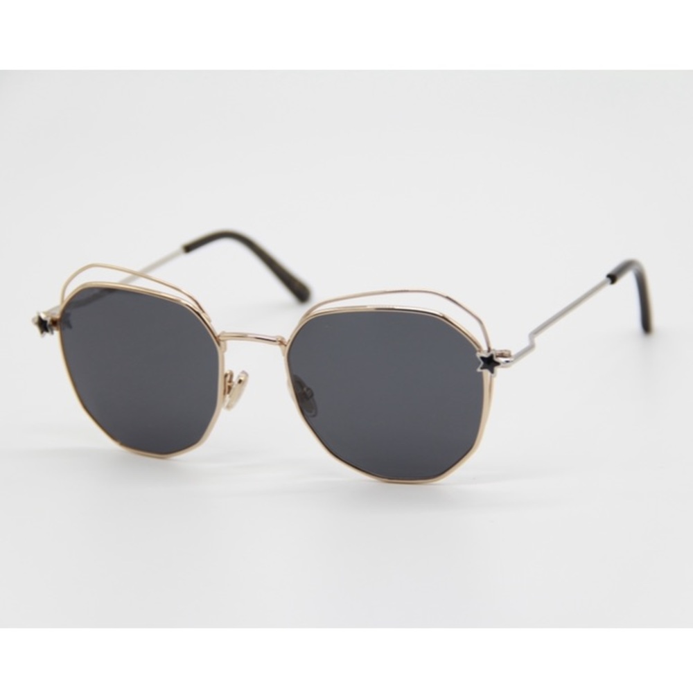 NEW JIMMY CHOO SUNGLASSES JIMMY CHOO FRANNY/S J5G GOLD GREY EYEWEAR JIMMY CHOO